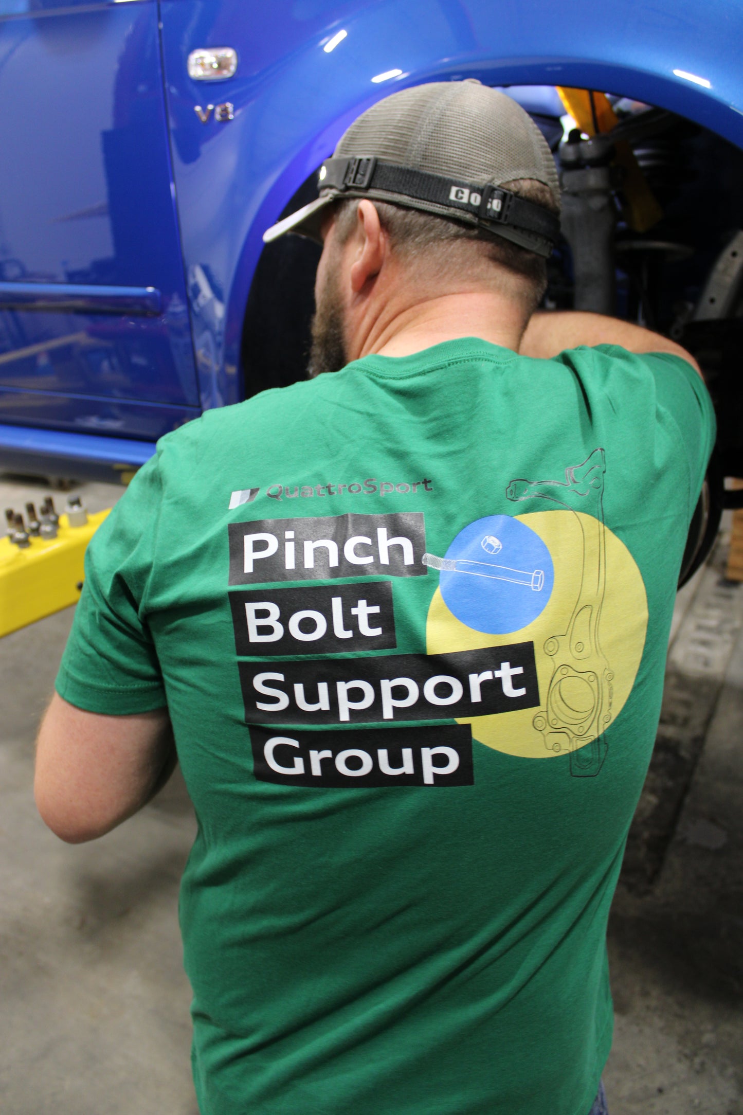 Pinch Bolt Support Group Tee