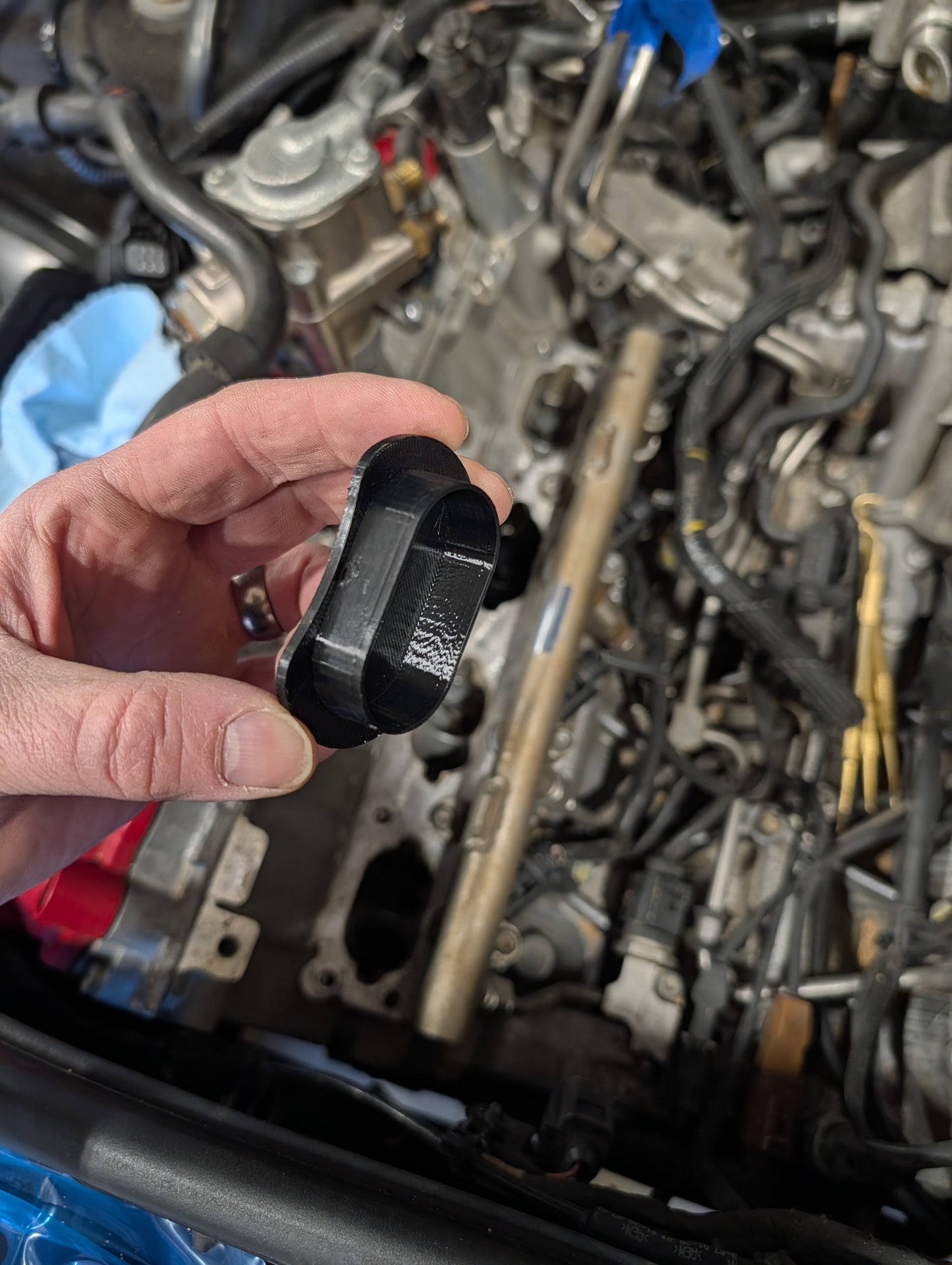 QS Tools - RS4 Intake Port Plugs - Injector In Place