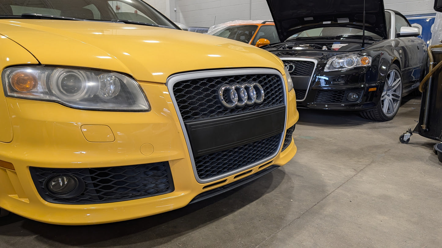 B7 RS4/S4 All Black Plate Filler