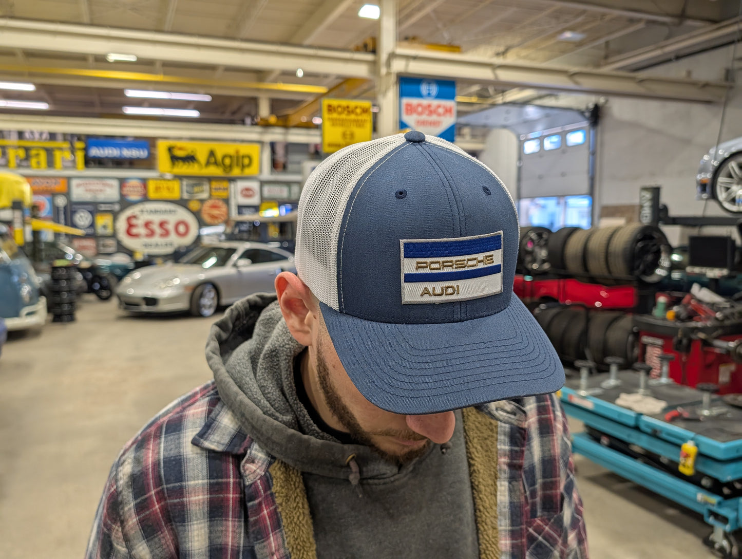 Vintage Style Audi/Porsche Trucker Hat