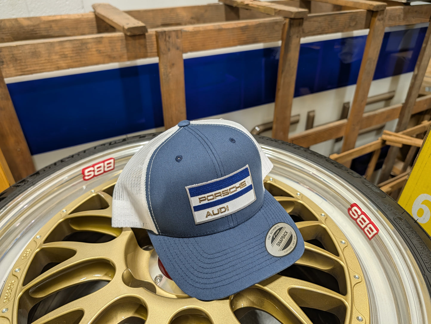Vintage Style Audi/Porsche Trucker Hat